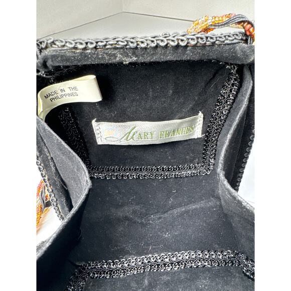 Mary Frances beaded flower small crossbody purse bag - Picture 7 of 8